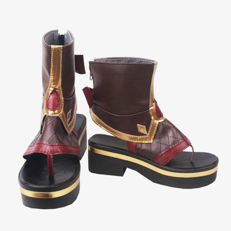 Genshin Impact Kuki Shinobu Shoes Cosplay Women Boots Unibuy