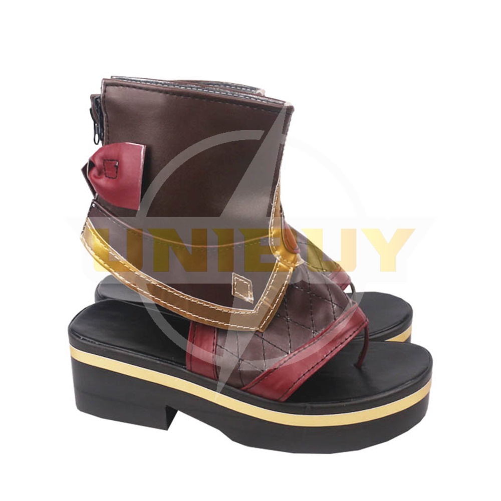 Genshin Impact Kuki Shinobu Shoes Cosplay Women Boots Unibuy