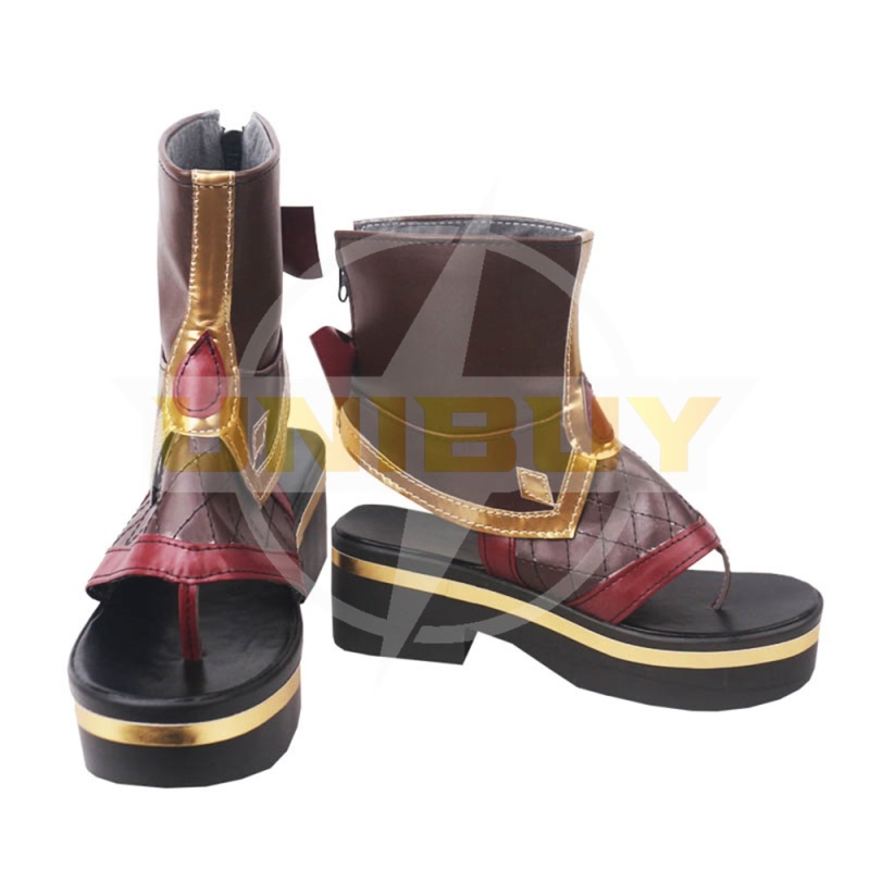 Genshin Impact Kuki Shinobu Shoes Cosplay Women Boots Unibuy