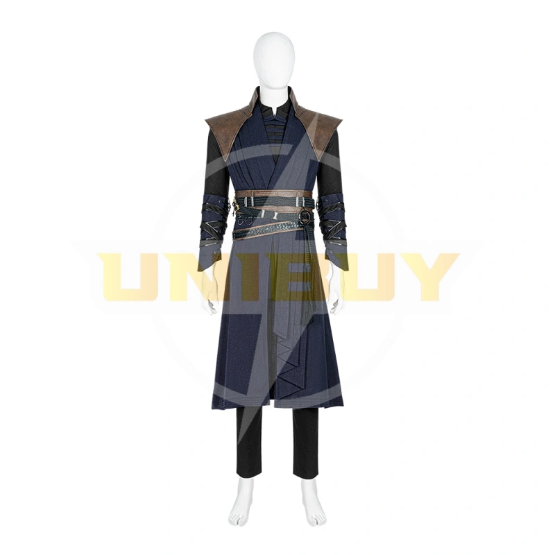 Evil Doctor Strange Costume Cosplay Suit in the Multiverse of Madness Blue Ver Unibuy