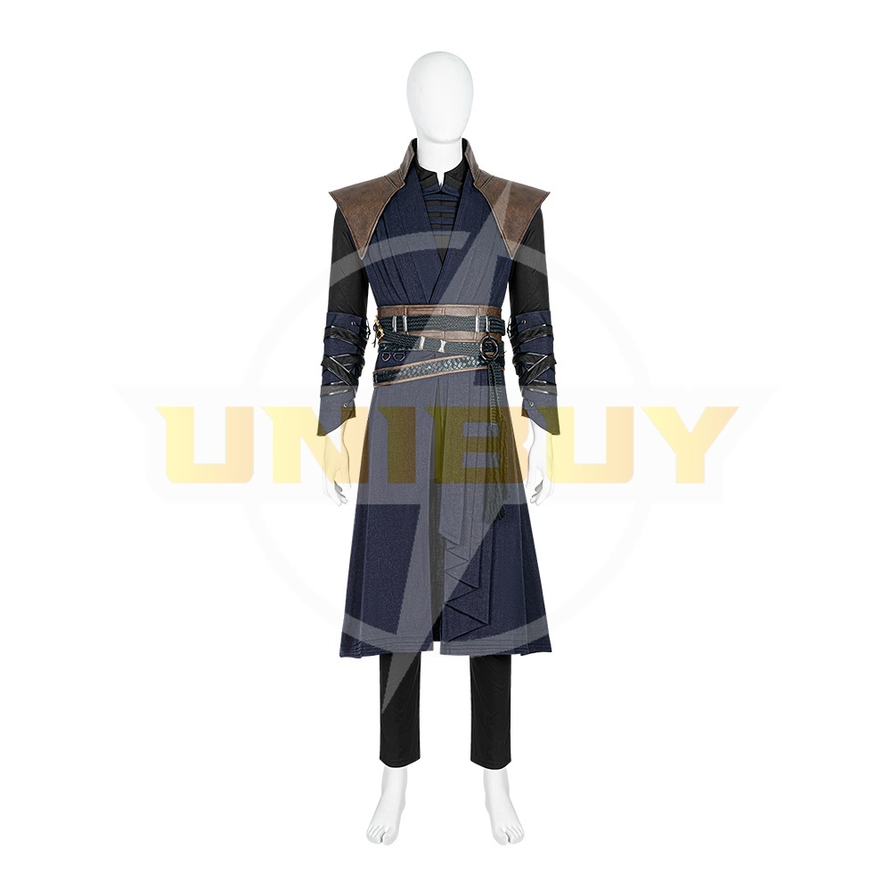 Evil Doctor Strange Costume Cosplay Suit in the Multiverse of Madness Blue Ver Unibuy