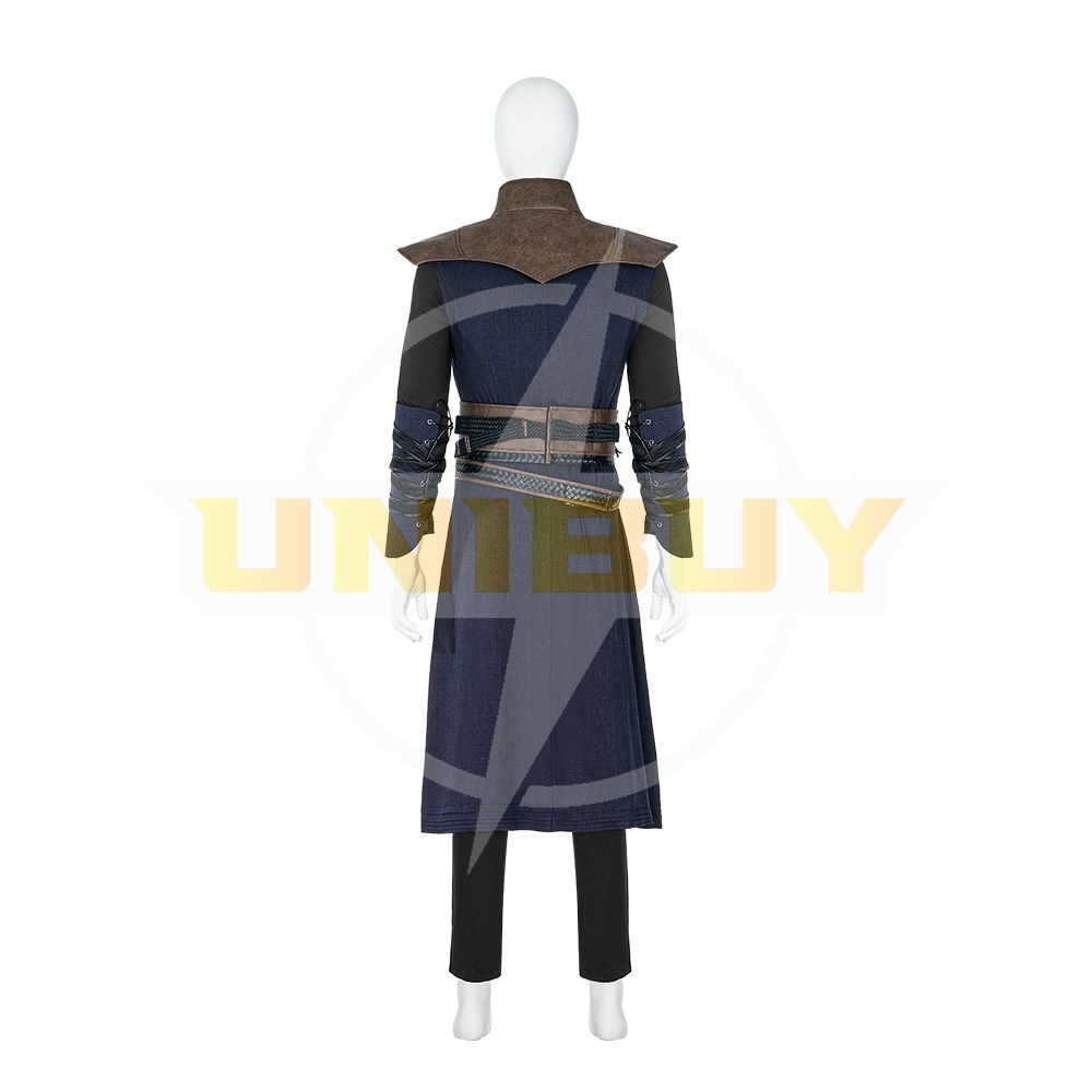 Evil Doctor Strange Costume Cosplay Suit in the Multiverse of Madness Blue Ver Unibuy