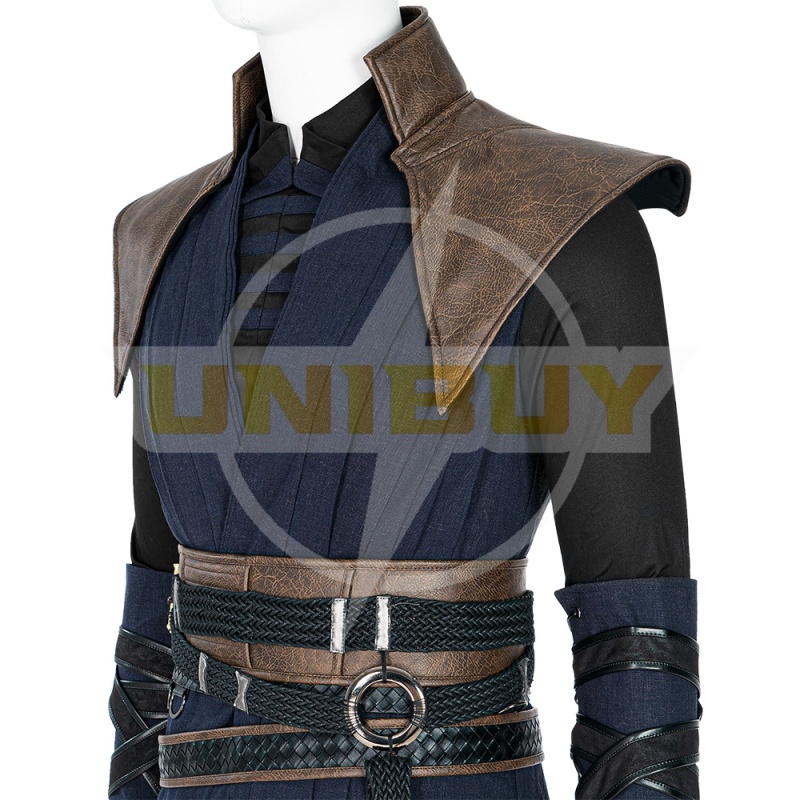 Evil Doctor Strange Costume Cosplay Suit in the Multiverse of Madness Blue Ver Unibuy