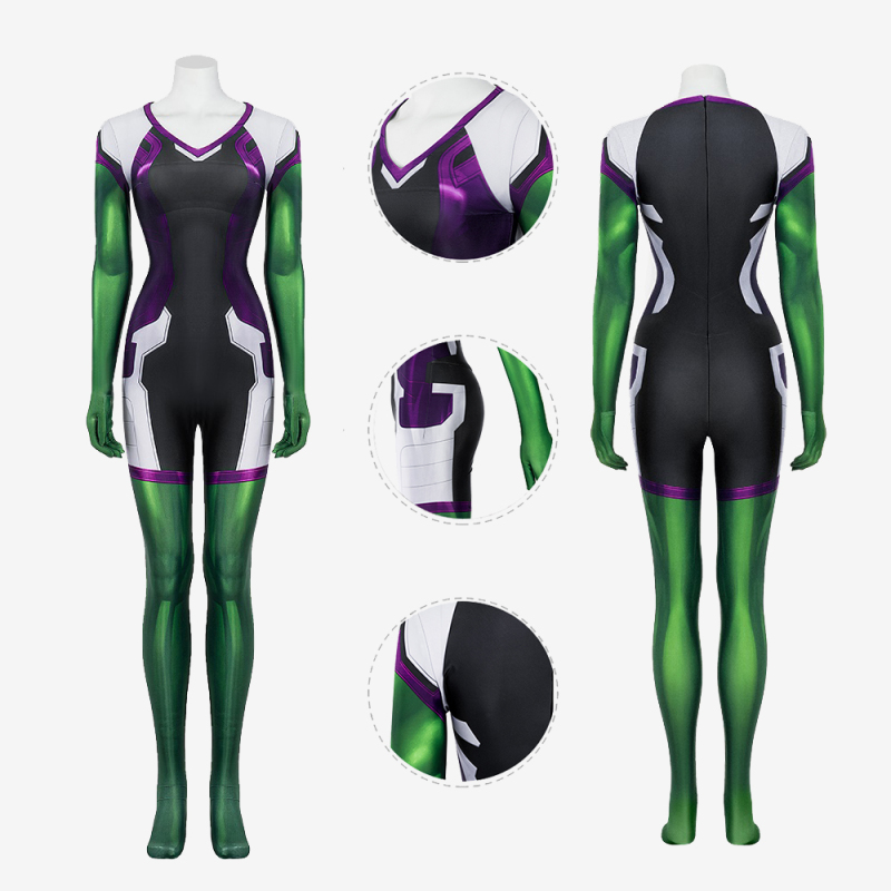 She-Hulk	Costume Cosplay Suit Jennifer Walters Jumpsuit Unibuy