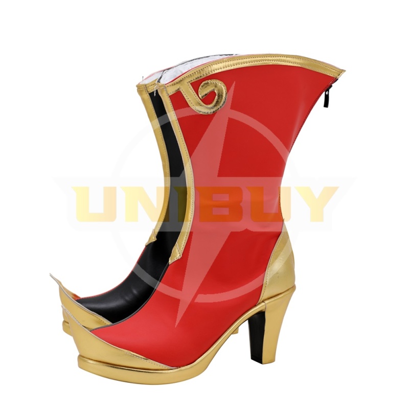 Genshin Impact Yanfei Shoes Cosplay Women Boots Ver.3 Unibuy