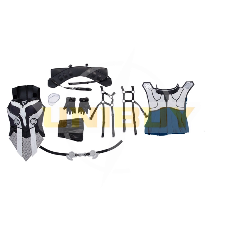 Thor 4 Valkyrie Costumes Cosplay Suit with Cloak Love and Thunder Ver.1 Unibuy
