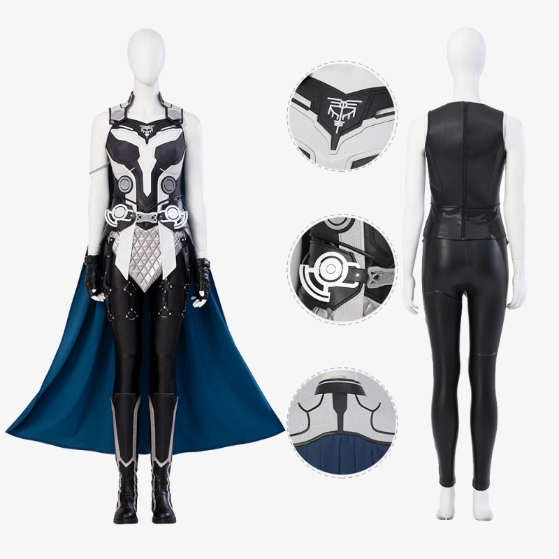 Thor 4 Valkyrie Costumes Cosplay Suit with Cloak Love and Thunder Ver.1 Unibuy