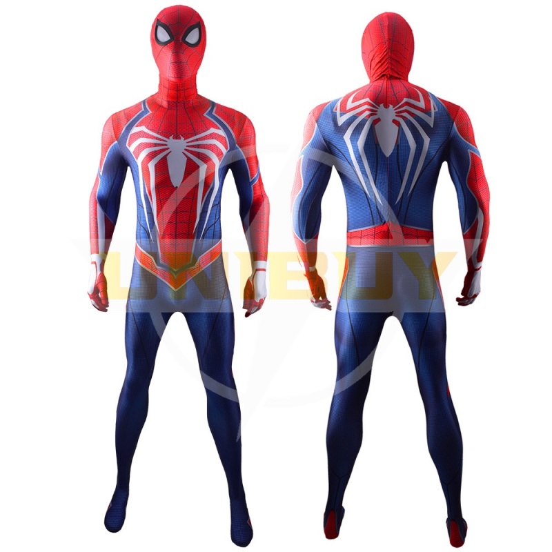 Spider Man PS4 Costume Peter Parker Cosplay Suit Bodysuit For Men Kids Unibuy