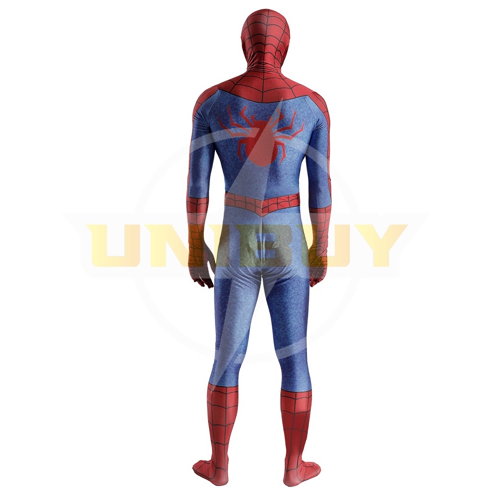 Spider-Man Costume Cosplay Suit Peter Parker Bodysuit For Men Kids Unibuy