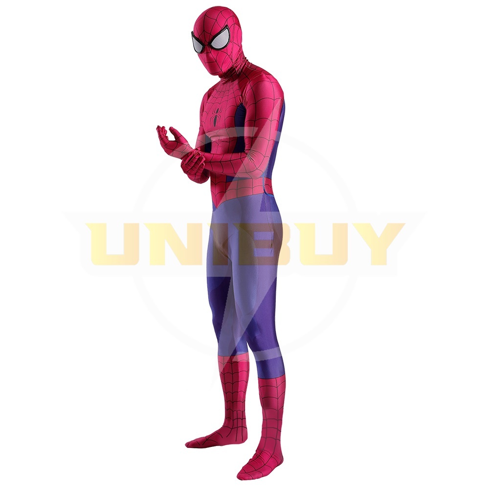 Spider-Man TAS 1994 Costume Cosplay Suit Peter Parker Bodysuit For Men Kids Unibuy