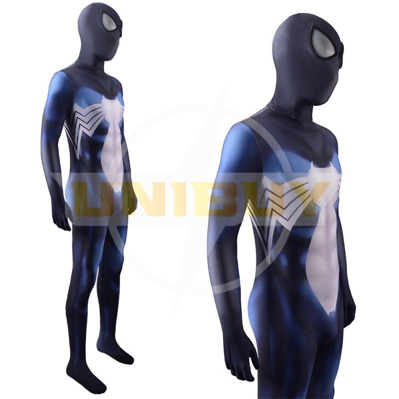 Venom Spider Man Costume Cosplay Blue Symbiote Jumpsuit Bodysuit Unibuy