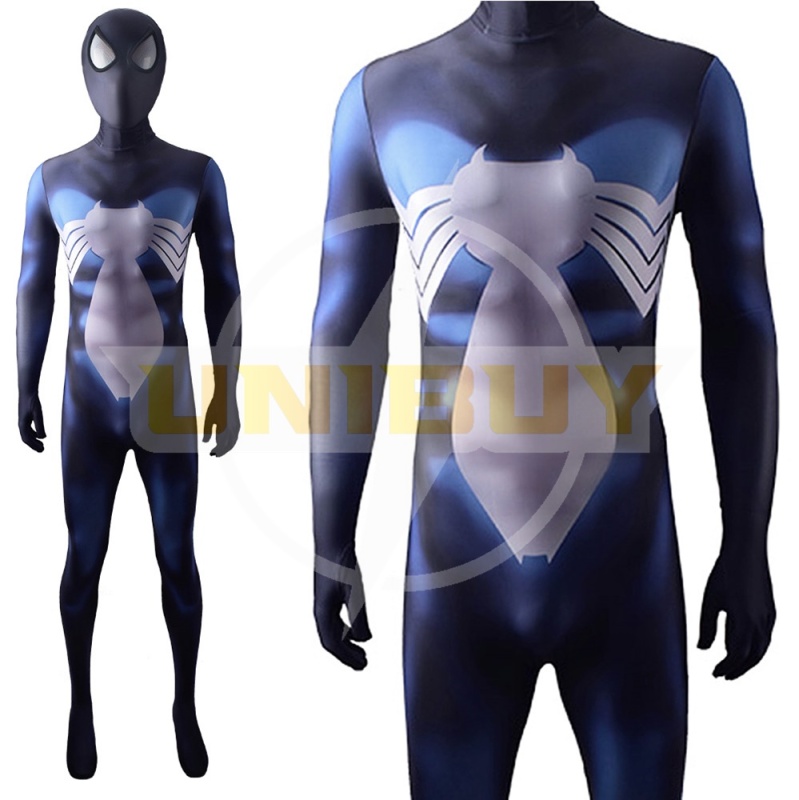 Venom Spider Man Costume Cosplay Blue Symbiote Jumpsuit Bodysuit Unibuy