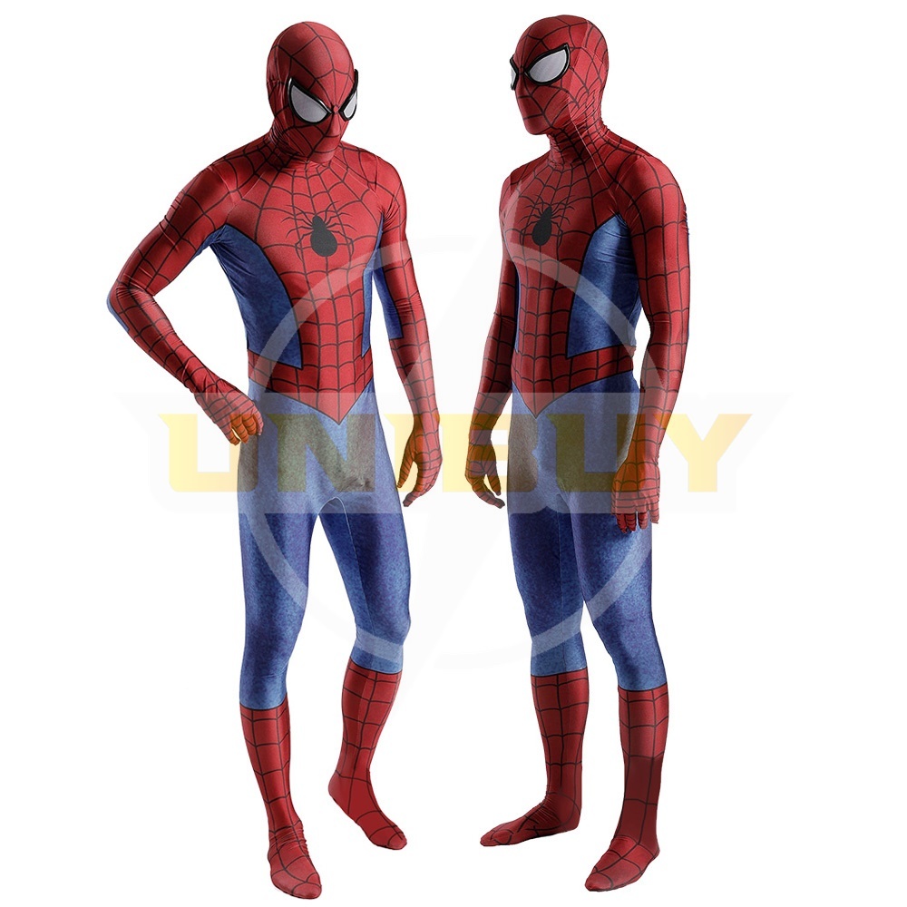 Spider-Man Costume Cosplay Suit Peter Parker Bodysuit For Men Kids Unibuy
