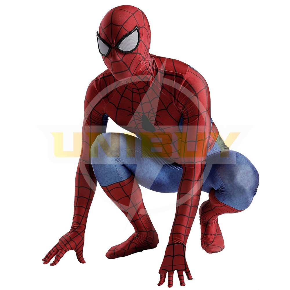 Spider-Man Costume Cosplay Suit Peter Parker Bodysuit For Men Kids Unibuy
