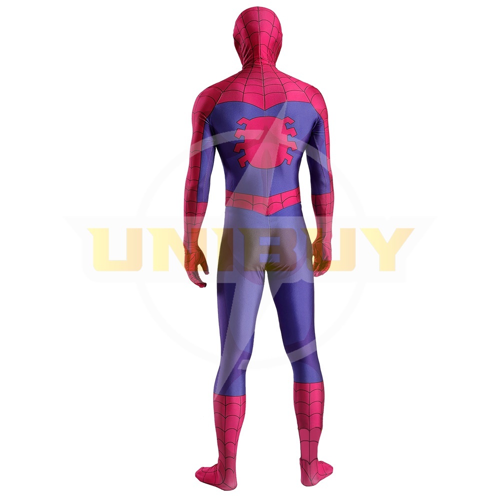 Spider-Man TAS 1994 Costume Cosplay Suit Peter Parker Bodysuit For Men Kids Unibuy