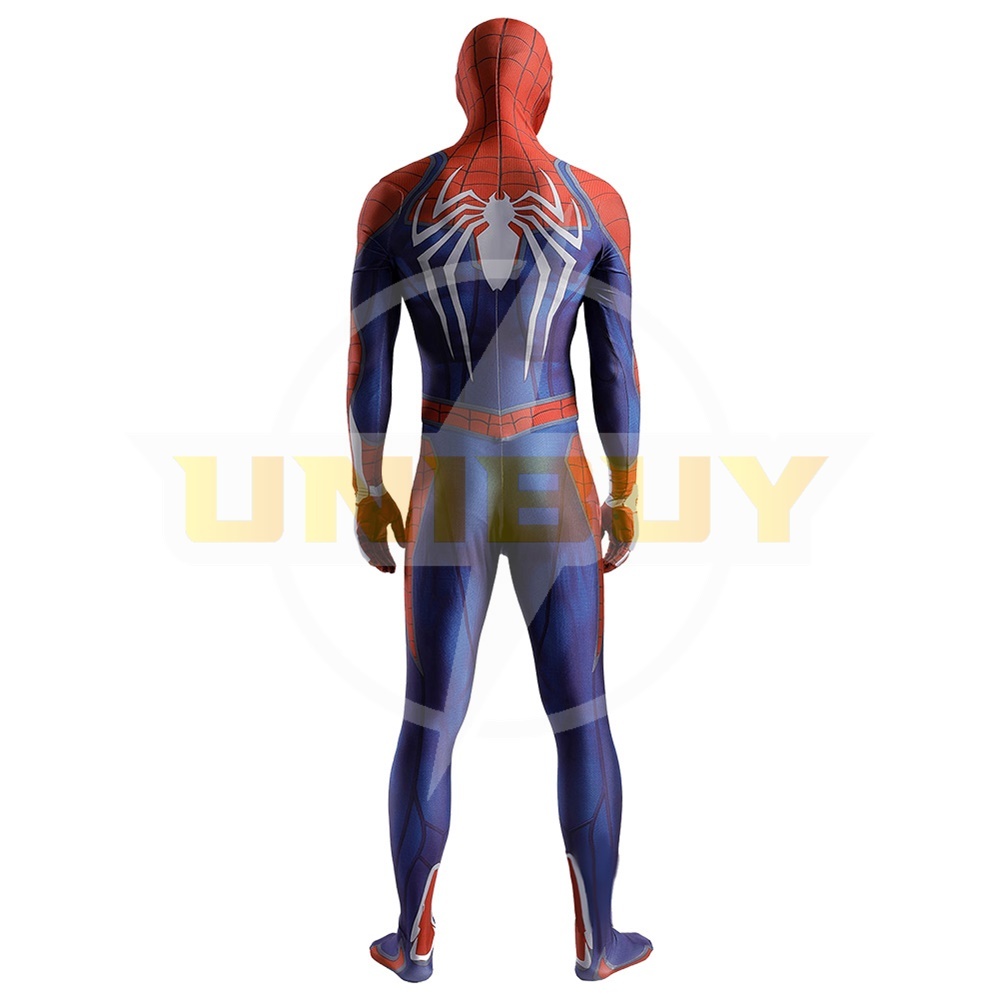 Spider Man PS4 Costume Peter Parker Cosplay Suit Bodysuit For Men Kids Unibuy