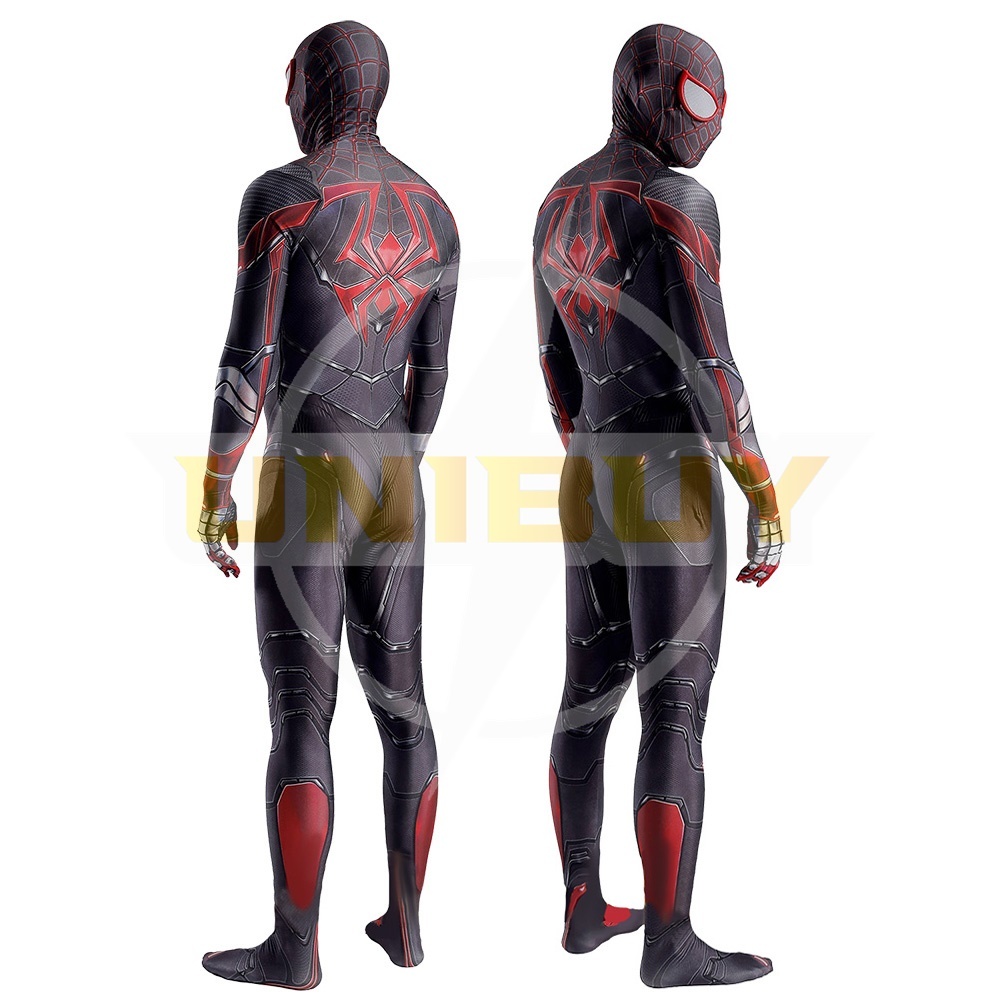 Spider-man PS5 Miles Morales Advanced Suit Costume Cosplay Bodysuit For Men Kids Unibuy