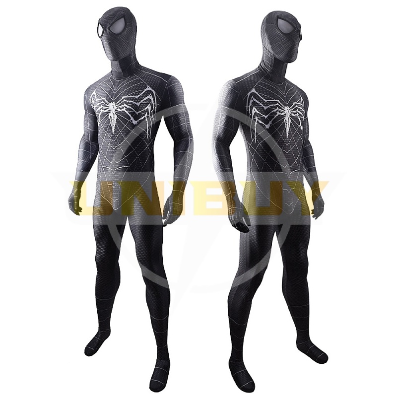 Venom Spider Man Costume Cosplay Black Symbiote Jumpsuit Bodysuit Unibuy