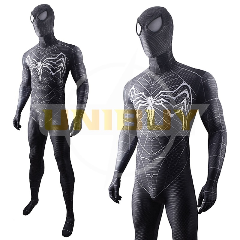 Venom Spider Man Costume Cosplay Black Symbiote Jumpsuit Bodysuit Unibuy