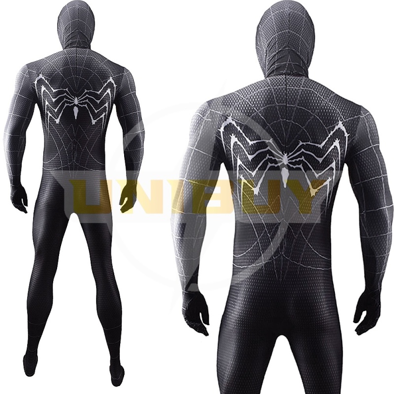 Venom Spider Man Costume Cosplay Black Symbiote Jumpsuit Bodysuit Unibuy