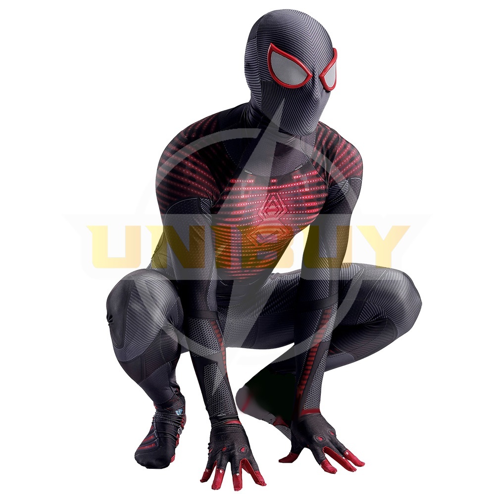 Spider-man PS5 Miles Morales Suit Costume Cosplay Bodysuit For Men Kids Unibuy
