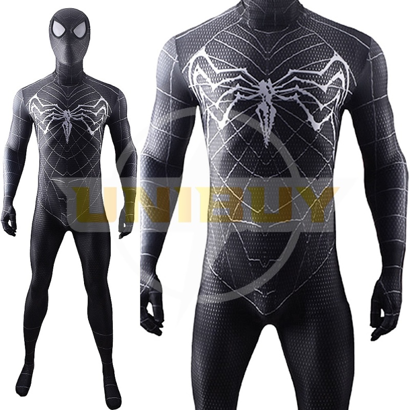 Venom Spider Man Costume Cosplay Black Symbiote Jumpsuit Bodysuit Unibuy