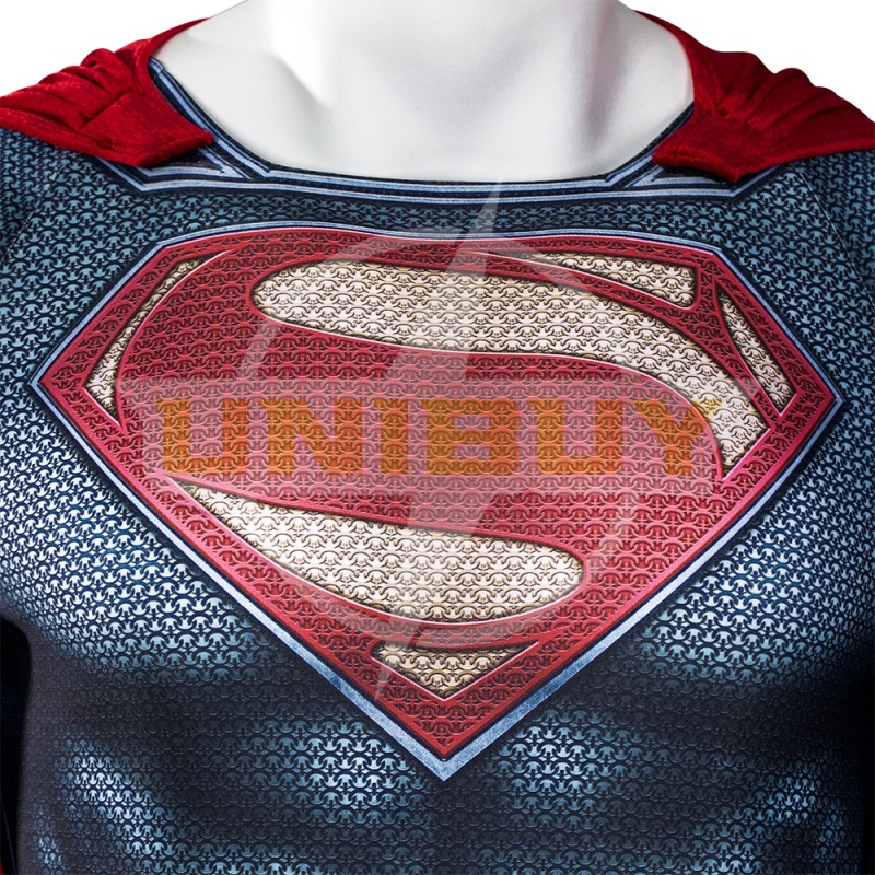 Superman Man of Steel 2 Costume Cosplay Suit Clark Kent Jumpsuit Unibuy