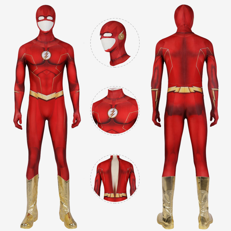 The Flash 8 Costume Cosplay Suit Barry Allen Unibuy