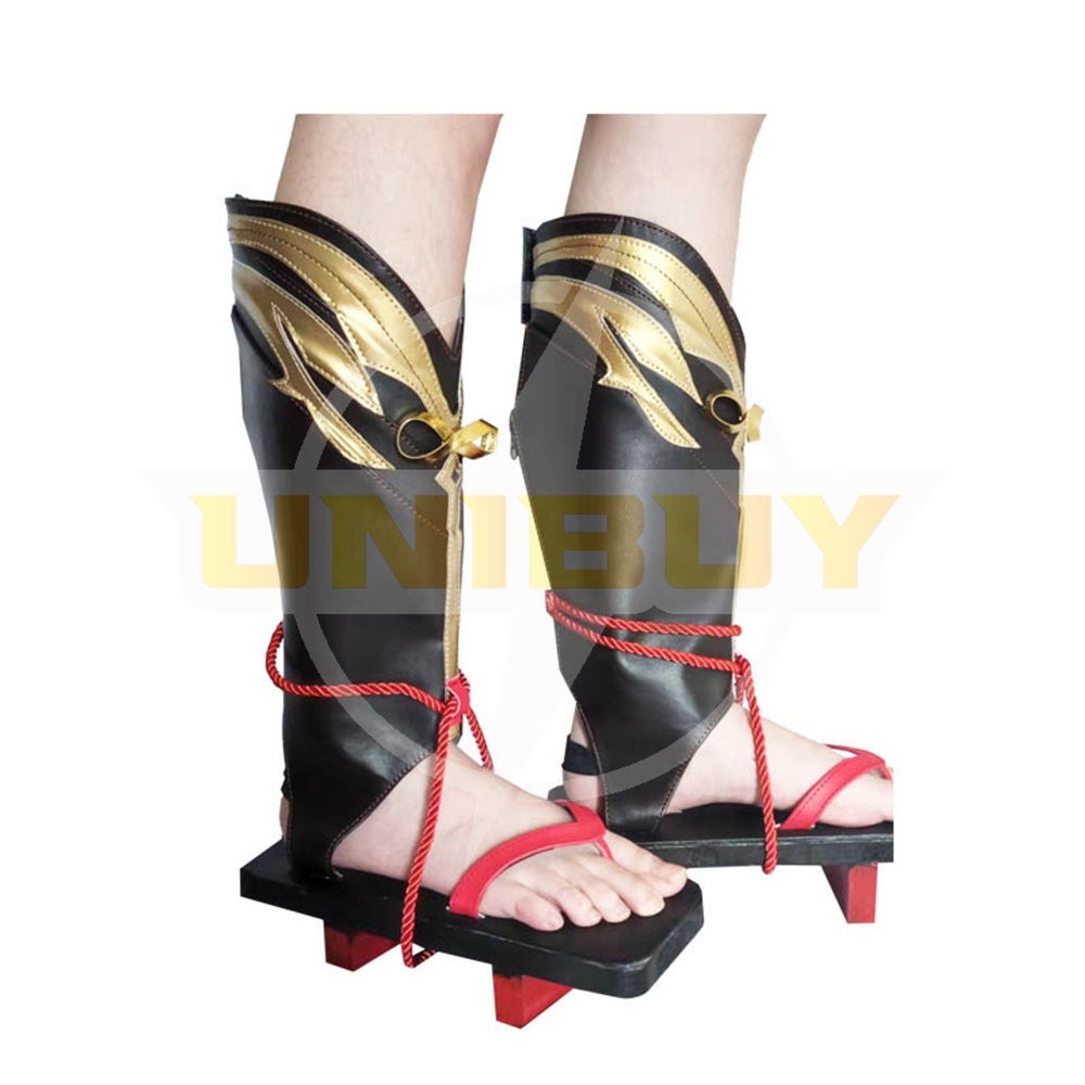 Genshin Impact Shikanoin Heizou Shoes Cosplay Men Boots Unibuy