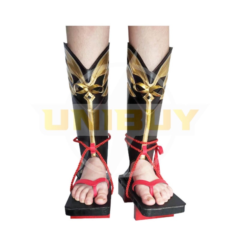 Genshin Impact Shikanoin Heizou Shoes Cosplay Men Boots Unibuy