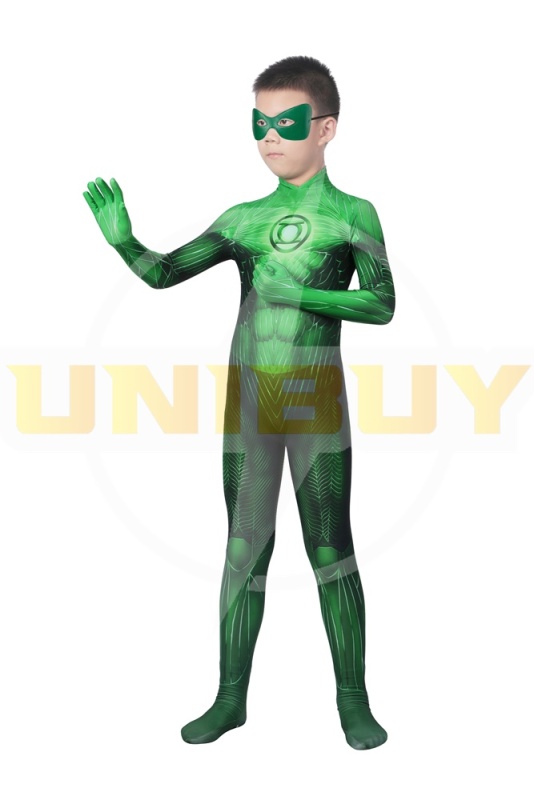 Green Lantern Hal Jordan Costume Cosplay Suit Kids Unibuy