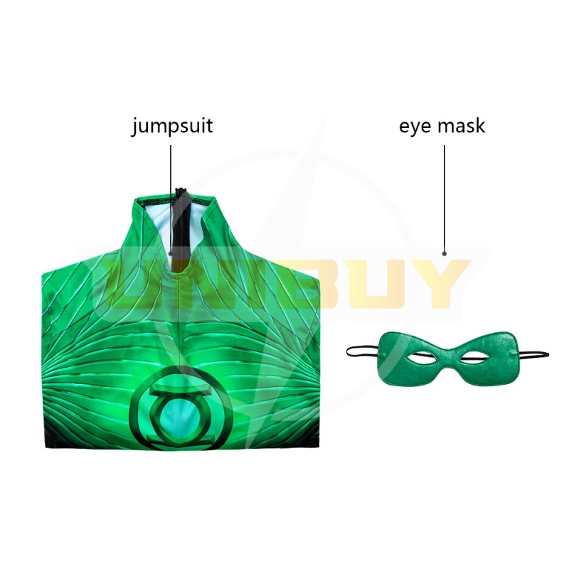 Green Lantern Hal Jordan Costume Cosplay Suit Kids Unibuy