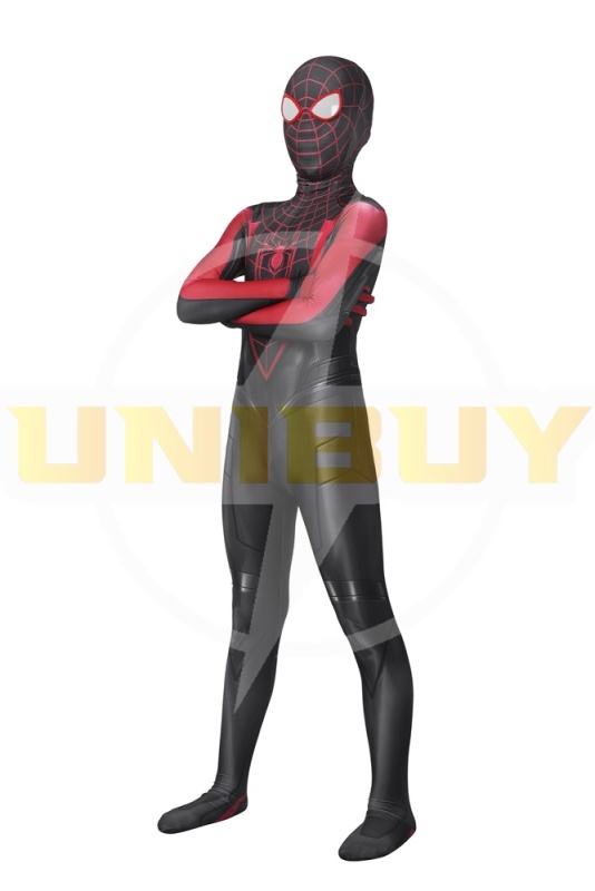 Marvel's Spider-Man: Miles Morales Costume Cosplay Kids Jumpsuit Unibuy