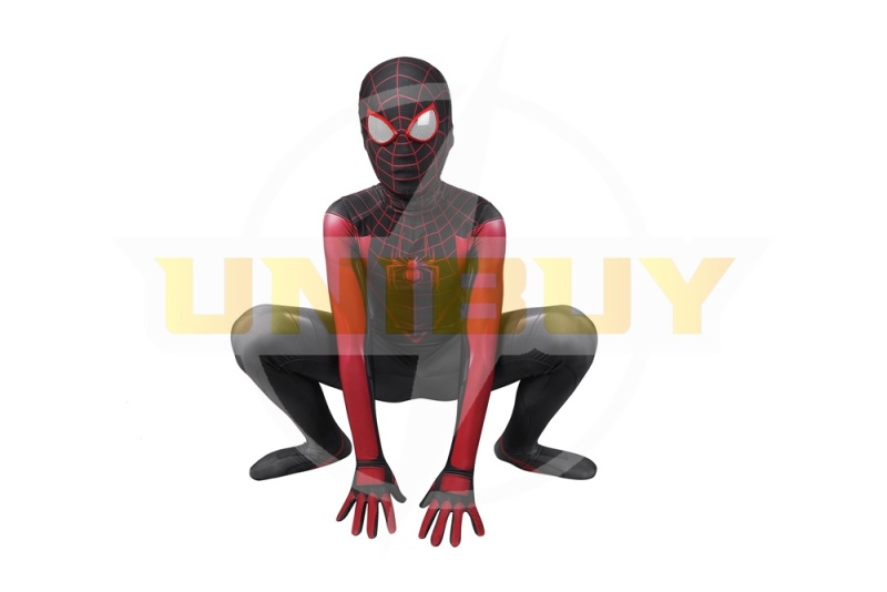 Marvel's Spider-Man: Miles Morales Costume Cosplay Kids Jumpsuit Unibuy