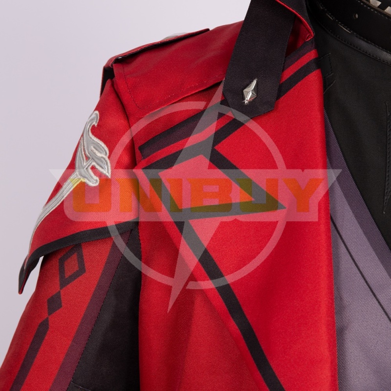 Genshin Impact Red Dead of Night Diluc Costume Cosplay Suit Unibuy