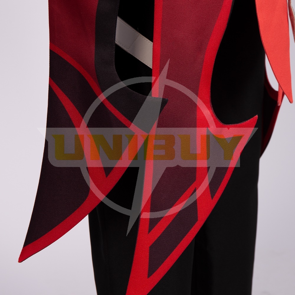 Genshin Impact Red Dead of Night Diluc Costume Cosplay Suit Unibuy