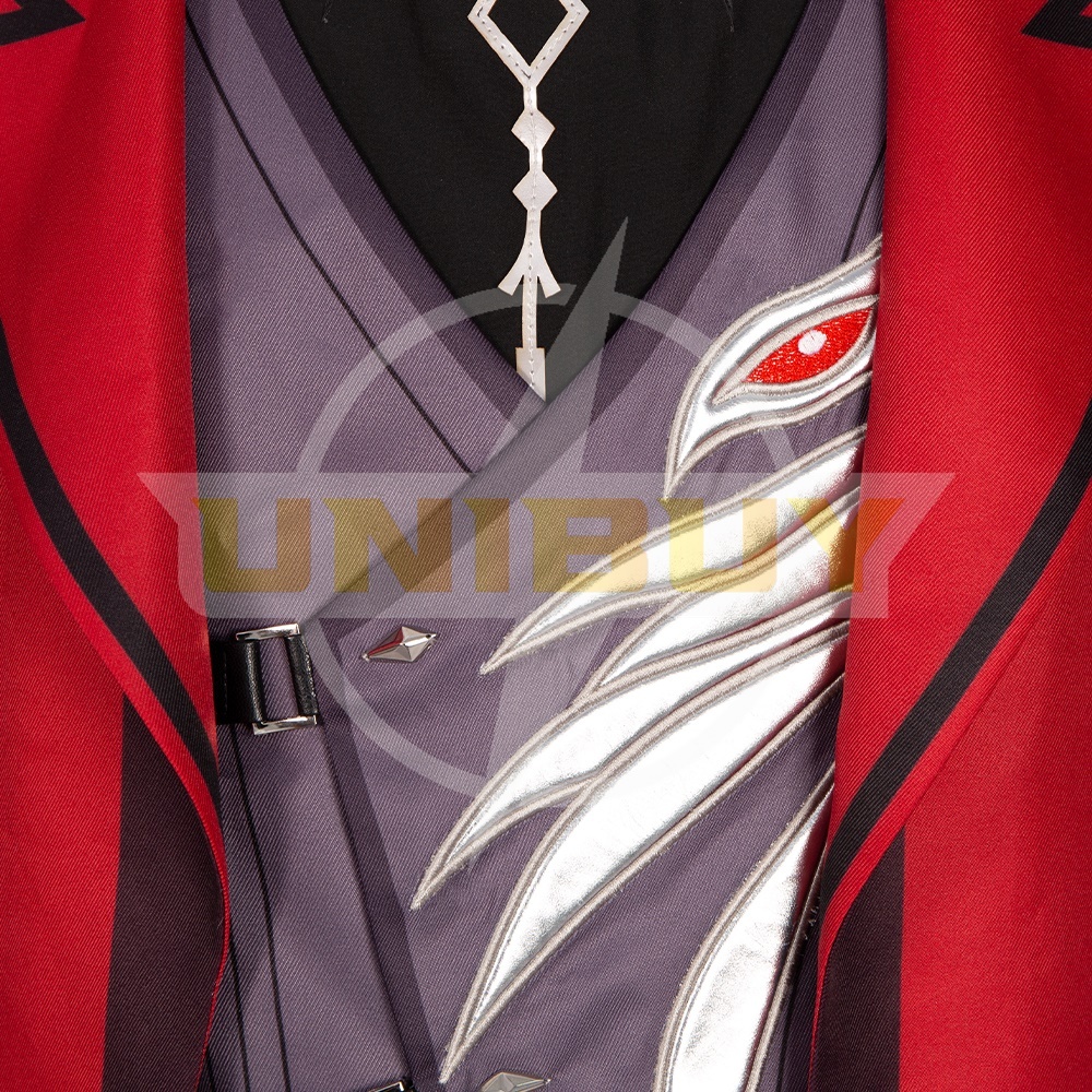 Genshin Impact Red Dead of Night Diluc Costume Cosplay Suit Unibuy