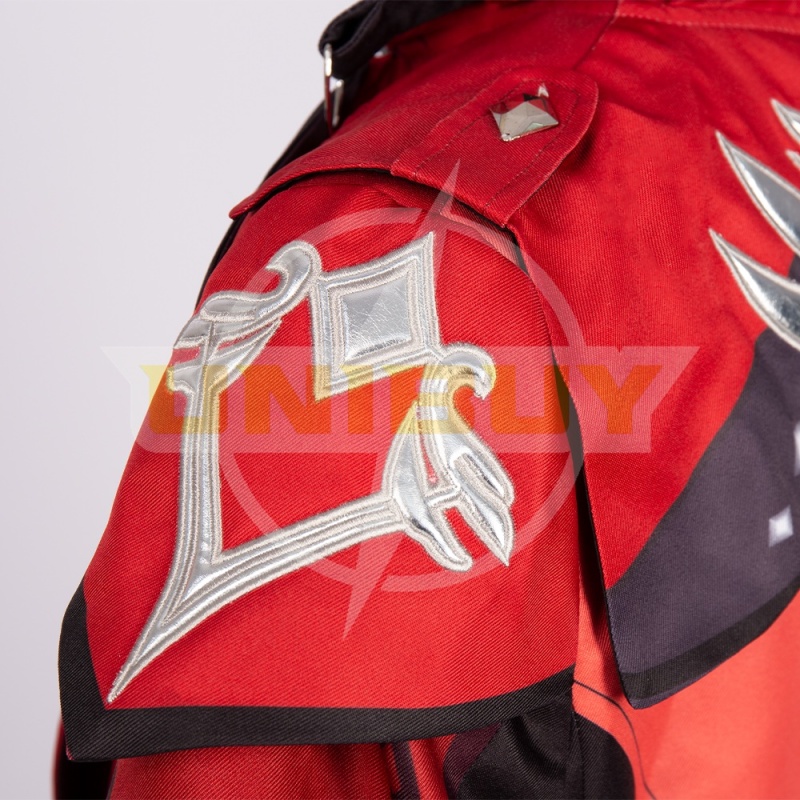Genshin Impact Red Dead of Night Diluc Costume Cosplay Suit Unibuy