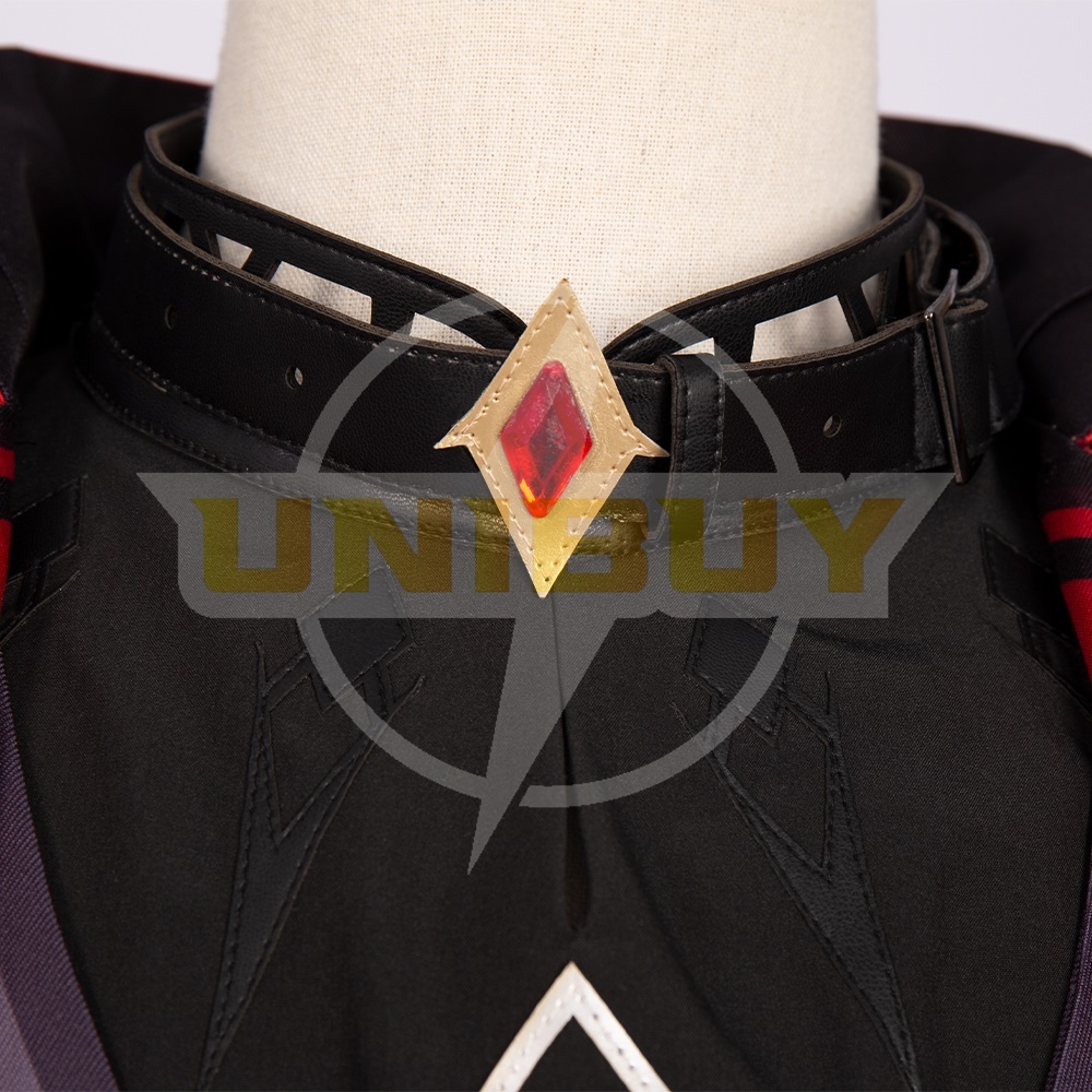 Genshin Impact Red Dead of Night Diluc Costume Cosplay Suit Unibuy