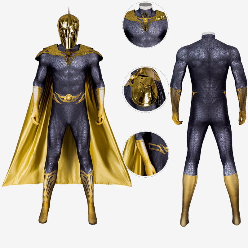 Black Adam Doctor Fate Costume Cosplay Suit with Cloak Unibuy