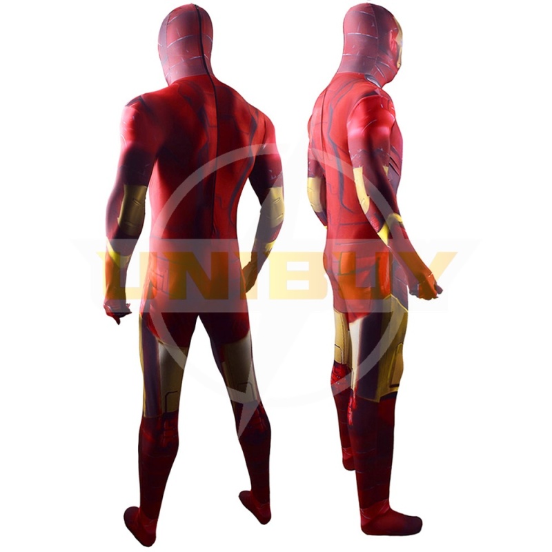 Iron Man Tony Stark Bodysuit Cosplay Costume Avengers Outfit Adult Kids Unibuy