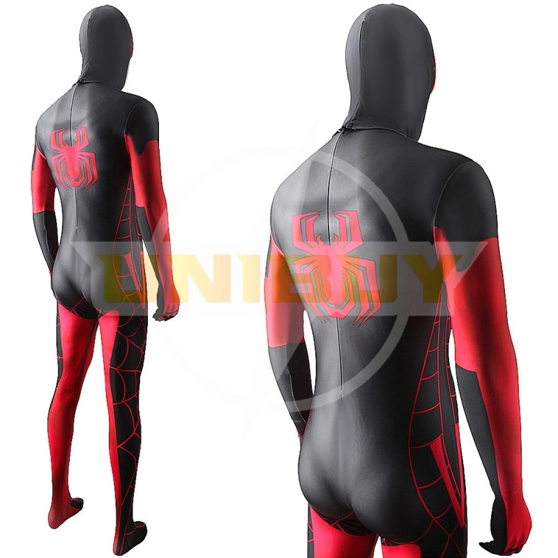 Miles Morales 10th Anniversary Suit Costume Cosplay Spider-Man Bodysuit For Men Kids Unibuy