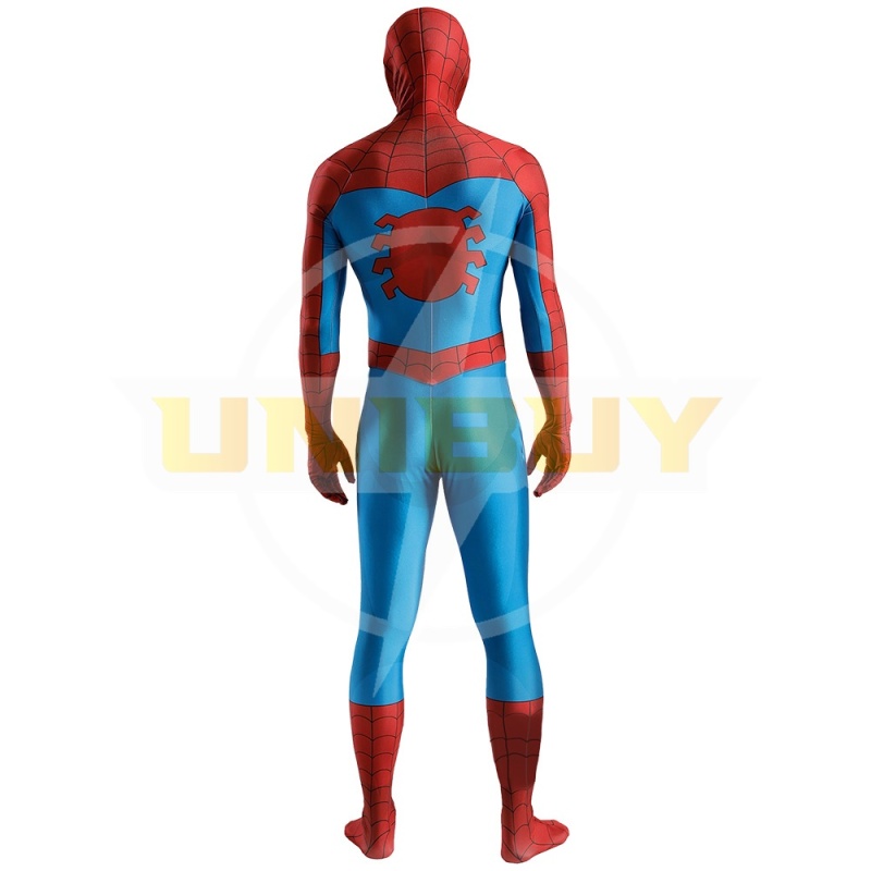 Spider-Man TAS 1994 Costume Cosplay Suit Peter Parker Bodysuit For Men Kids Unibuy