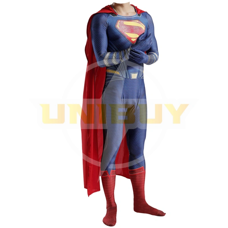 Superman Costume Clark Kent Cosplay Suit Bodysuit Man of Steel For Men Kids Unibuy