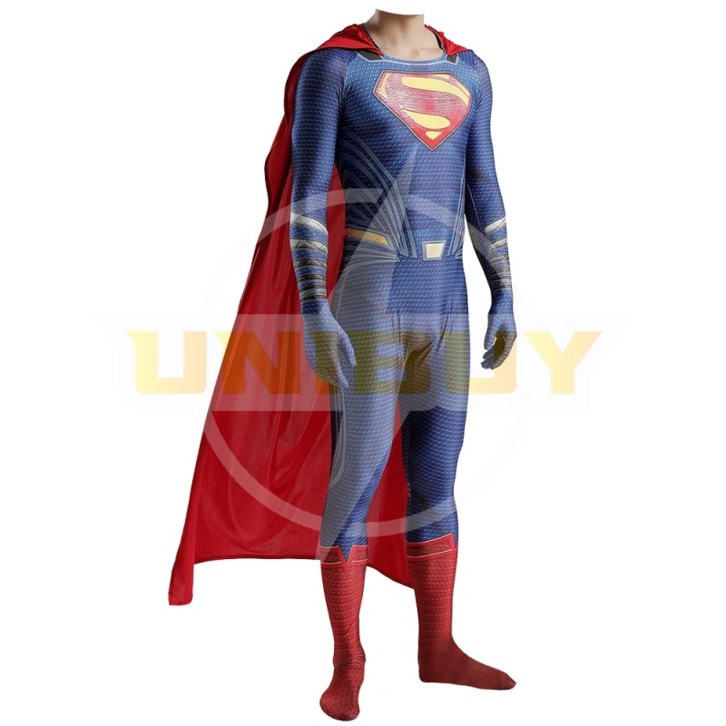 Superman Costume Clark Kent Cosplay Suit Bodysuit Man of Steel For Men Kids Unibuy