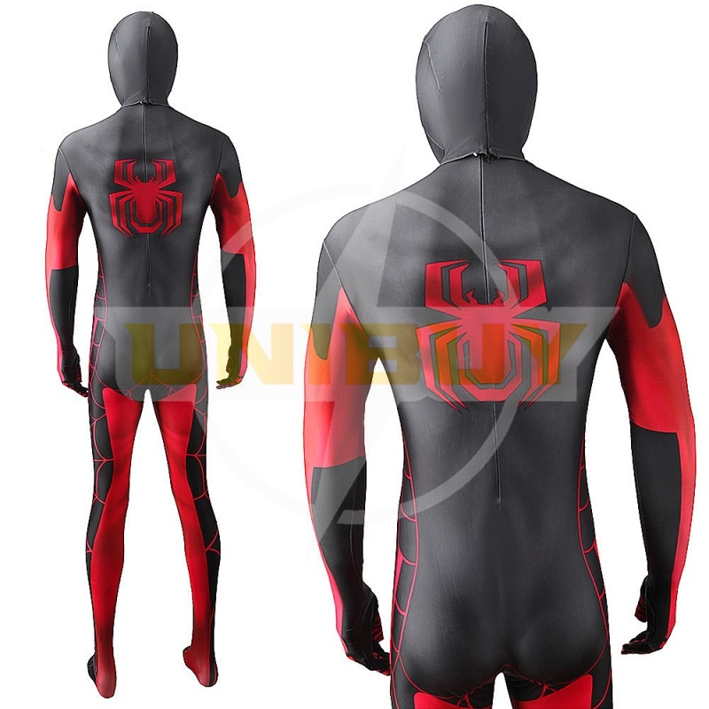 Miles Morales 10th Anniversary Suit Costume Cosplay Spider-Man Bodysuit For Men Kids Unibuy
