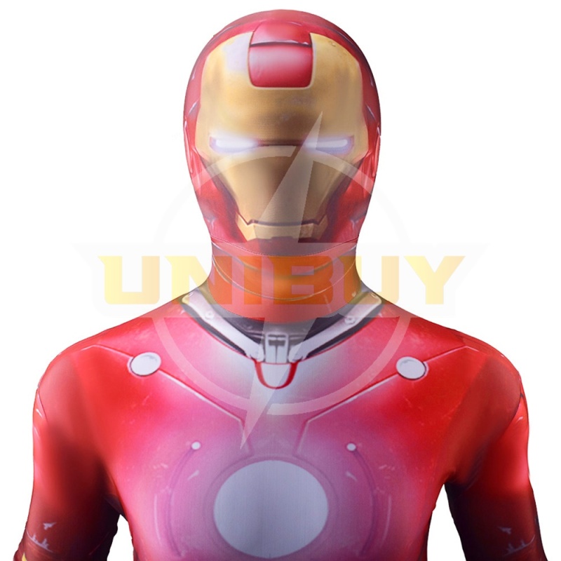 Iron Man Tony Stark Bodysuit Cosplay Costume Avengers Outfit Adult Kids Unibuy