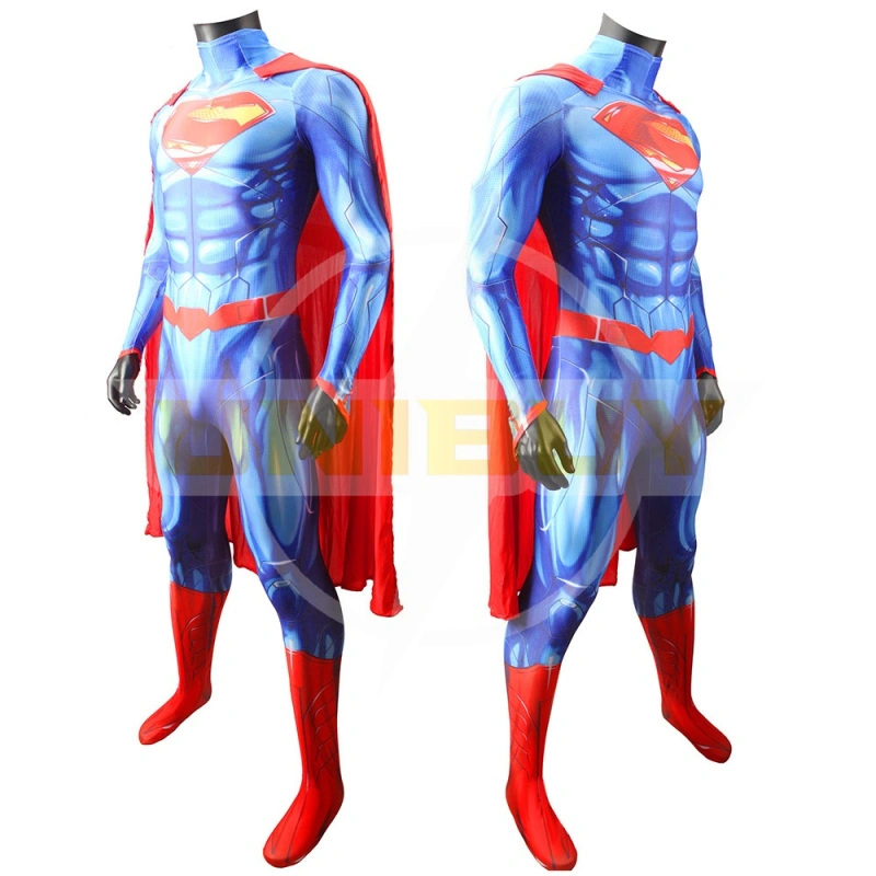 New 52 Superman Costume Cosplay Suit Bodysuit For Men Kids Unibuy