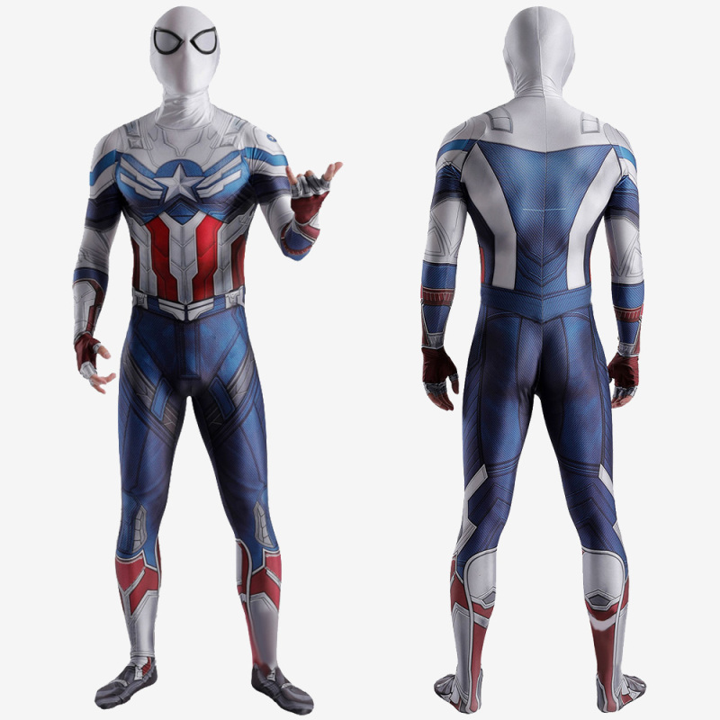 Sam Wilson Costume Cosplay Suit The Falcon And The Winter Soldier Jumspsuit Unibuy