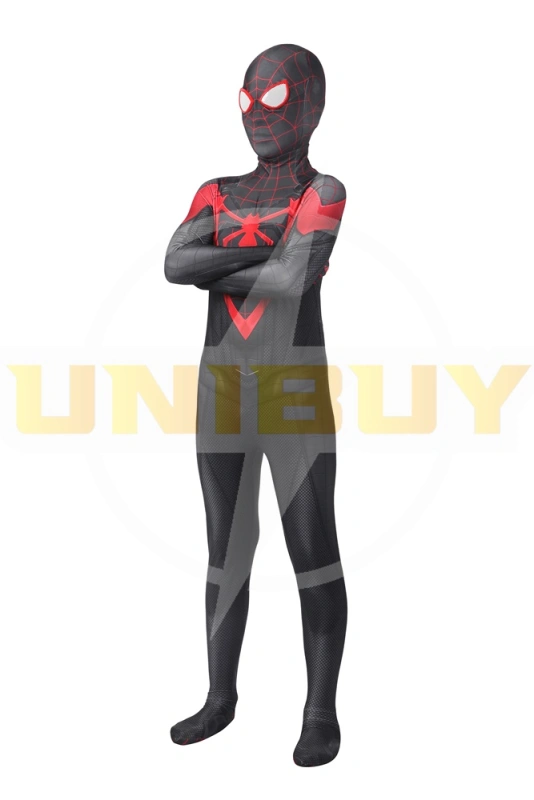 Marvel's Spider-Man: Miles Morales Costume Cosplay Kids Jumpsuit Ver.1 Unibuy
